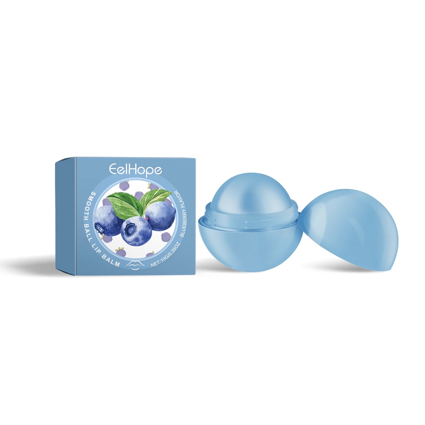 Eelhope 10g Fruit Moisturizing Lip Balm Hydrating Overnight Lasting Lip Plumper Reduce Lip Lines Repair Cracking Lips Care Balm