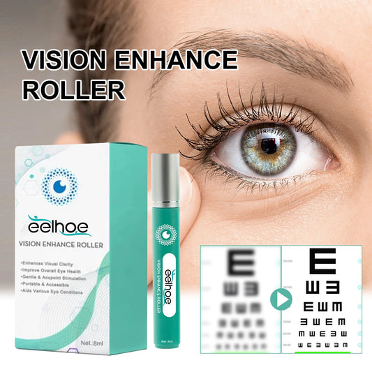 Vision Enhancement Roller Relieve Discomfort Fatigue Dry Eye Astigmatism Eliminate Remove Dark Circles Eye Bags Massage Roller