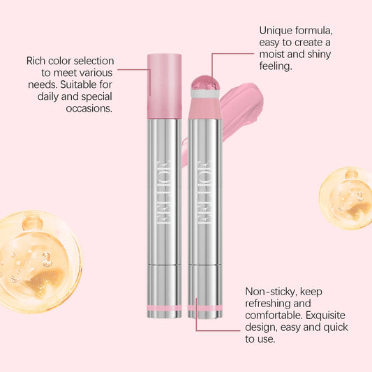 3 Colors Spin Brush Liquid Blush and Lip Gloss Moisturizing Matte Brightening Contour Highlighter Long-wearing Non-fading Makeup