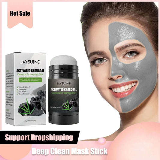 Blackhead Remover Mask Charcoal Peel Cleaner Oil Control Anti Ac-ne Pores Shrink Purifying Clay Deep Cleaning Solid Mask Stick