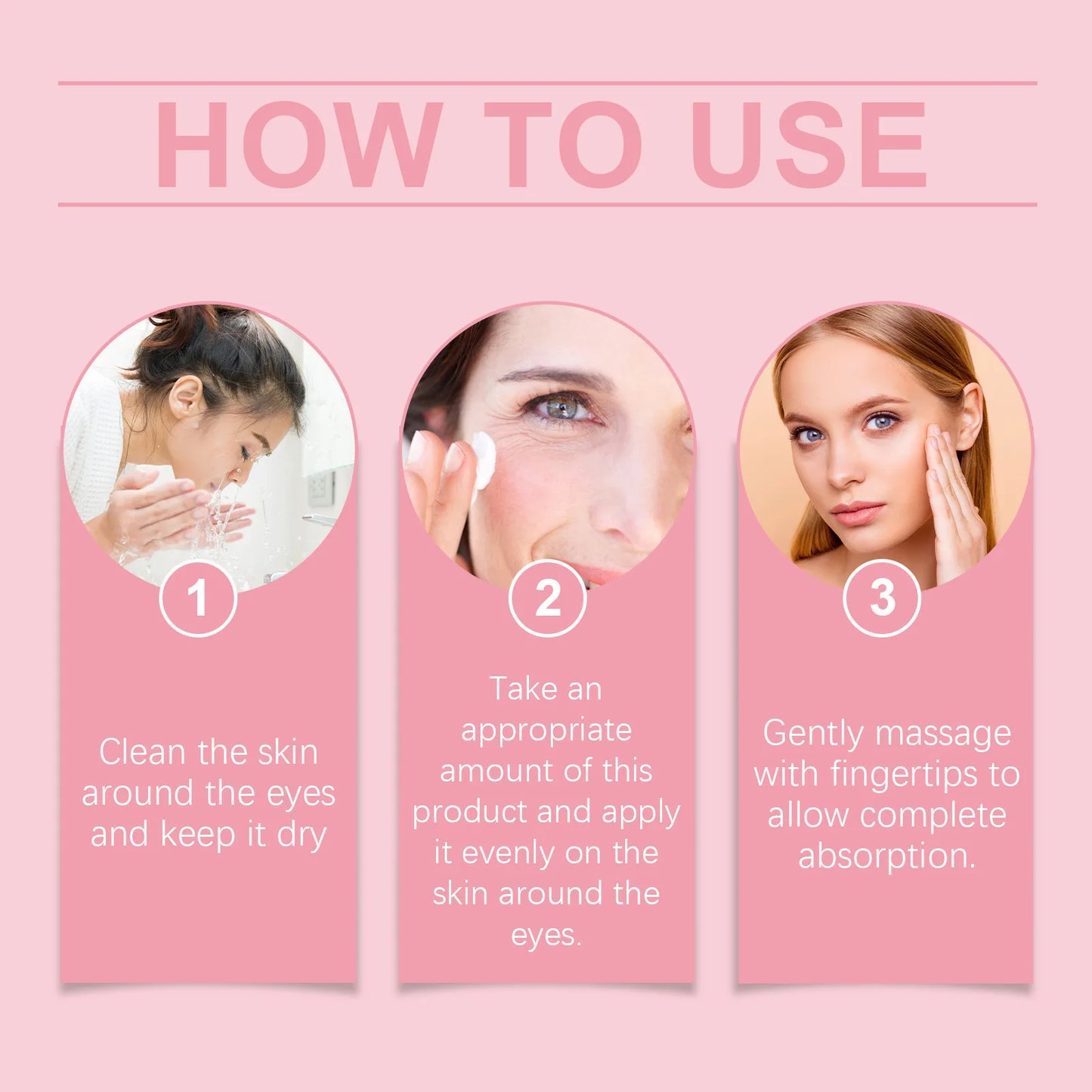 Ximonth Eye Relief Serum Relieve Eye Fatigue Firm Skin Prevent Milia Gentle Nourish Herbal Nursing Eye Soothing Essence Liquid