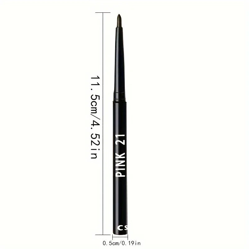 10Pcs Long-Lasting Black Eyeliner Pencils -Waterproof, Sweatproof and Smudge-Proof with Easy Twist Eyeliner Pencils