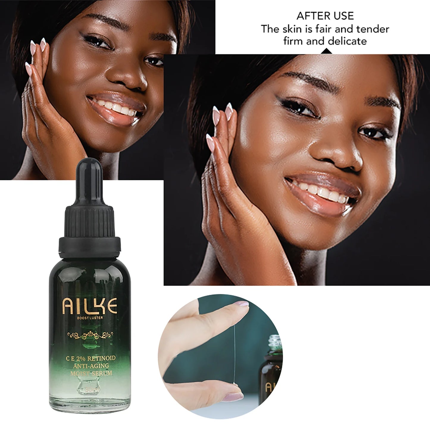 AILKE Retinol Brightening Face Cream, Anti-Wrinkles, Remove Stains, Firming, Whitening Skin, Moisturizing Facial Cream Set