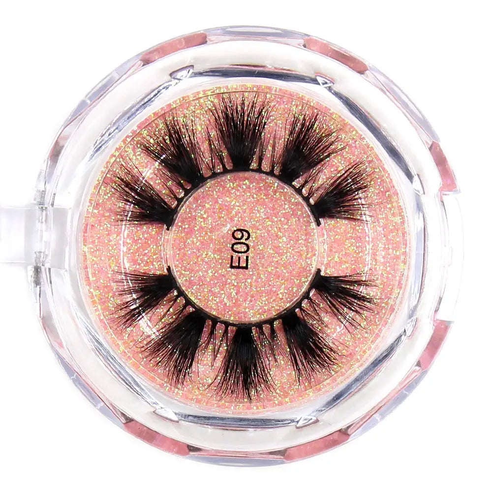AMAOLASH Eyelashes Mink Lashes High Volume Thick False Eyelashes 3D Eyelash Extension Dramatic Soft Long Lasting Eye Lashes E01