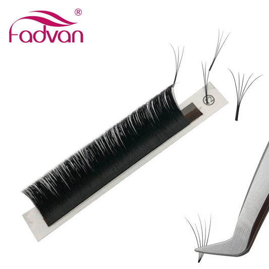 Fadvan Easy Fanning Eyelash Faux Mink Eyelashes Extension for Professional Eye Lash Building Blooming 2d/4d/6d Mix Volume Lashes