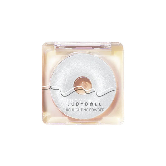 Judydoll Matte Highlighter Powder, Soft Glow, Diamond Shimmer, Body & Face, Buildable, Long-Lasting, Lightweight, Natural Radiance