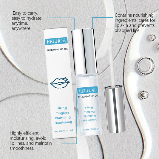 Fast Volumising Lip Plumper Serum Sexy Lip Oil Gloss Increase Elasticity Reduce Fine Lines Brighten Moisturizing Lip Care