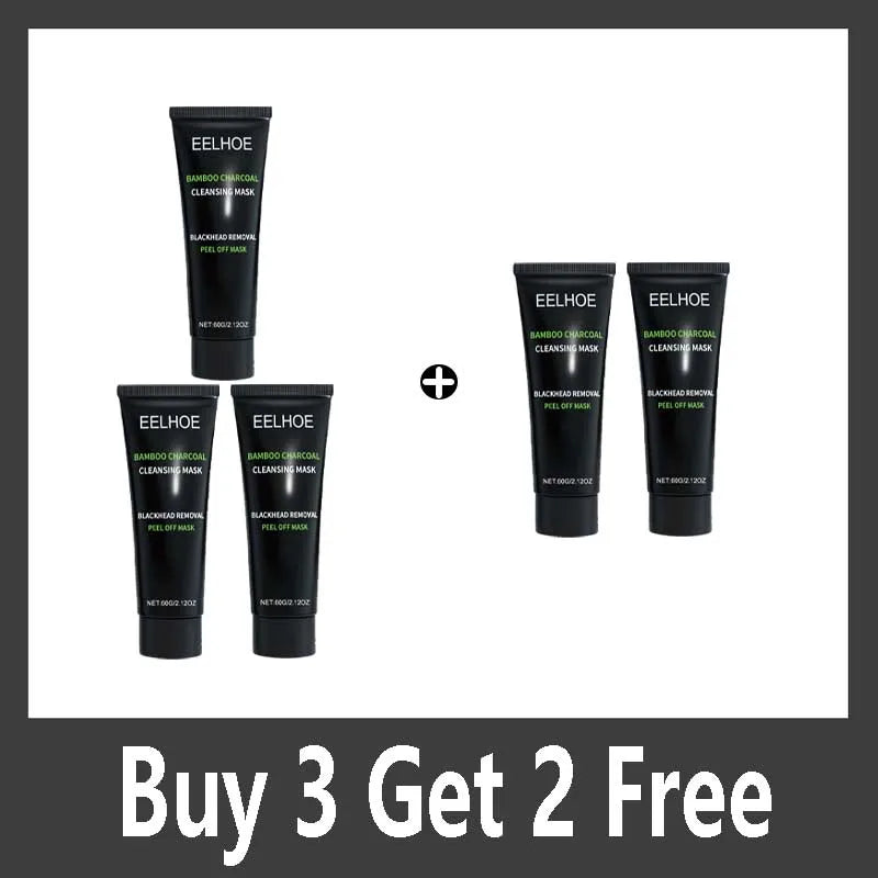Bamboo Charcoal Tear-off Mask Blackhead Remover Deep Cleanig Purifying Shrink Pores Cream Exfoliator Peel Mud Mask Skin Care