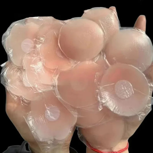 New Reusable Silicone Nipple Cover for Women Bra Sticker Breast Petal Strapless Bra Invisible Boob Pads Chest Pasties Intimates