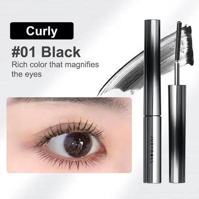 Judydoll Steel Mascara Lengthening Curling Thick Longlasting Waterproof Sweatproof Silk Fiber Eyelash Extensions