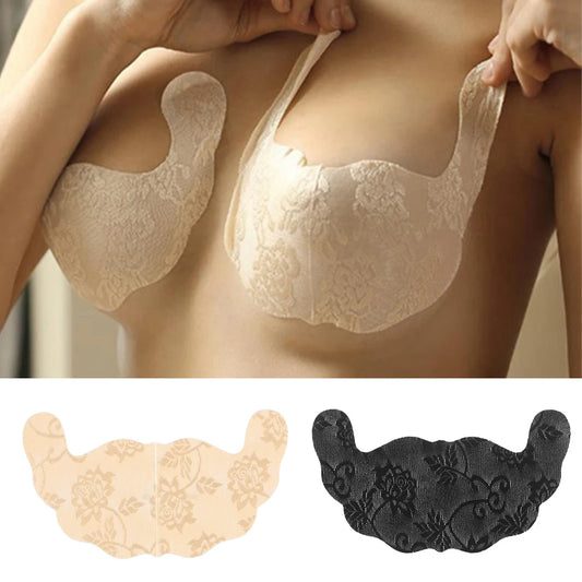 1Pair U Shape Self Adhesive Nipple Cover Pads Invisible Breast Push Up Bra Top Tape Disposable Paste Chest Paste Sticker Wedding