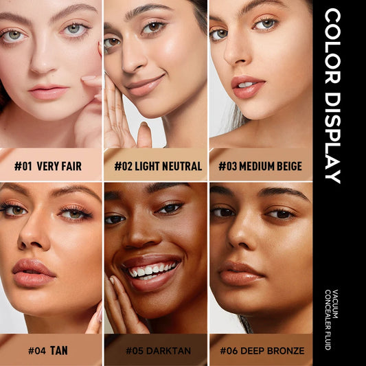 Vacuum Concealer Liquid Foundation Make-up Is Moist Delicate And Not Easy To Take Off Makeup