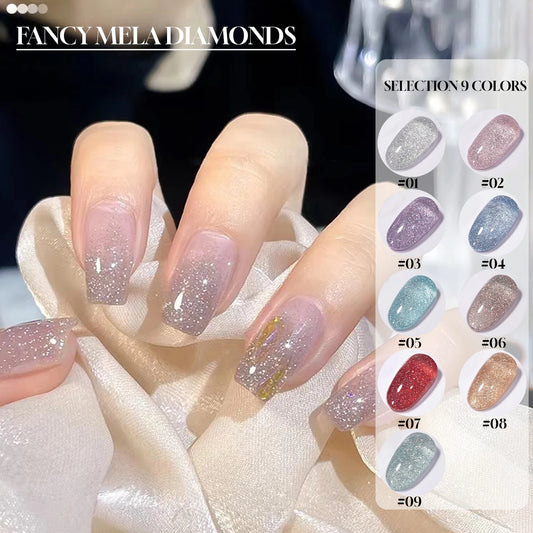 MIANEL 12ML Fall Winter Holographic Diamond Gel Nail Polish Ultra Glittery High-Density Sparkle Finish New Launch 2025