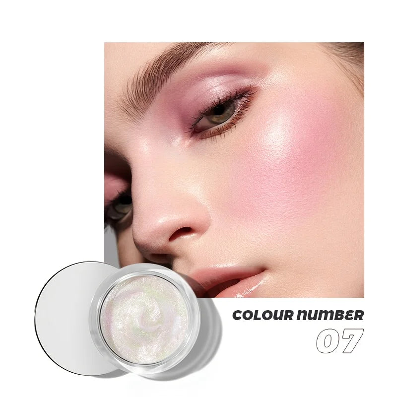 9 colors of liquid highlighter, waterproof and not easy to fade, multi-functional, cheeks & eyes & face & lips & body