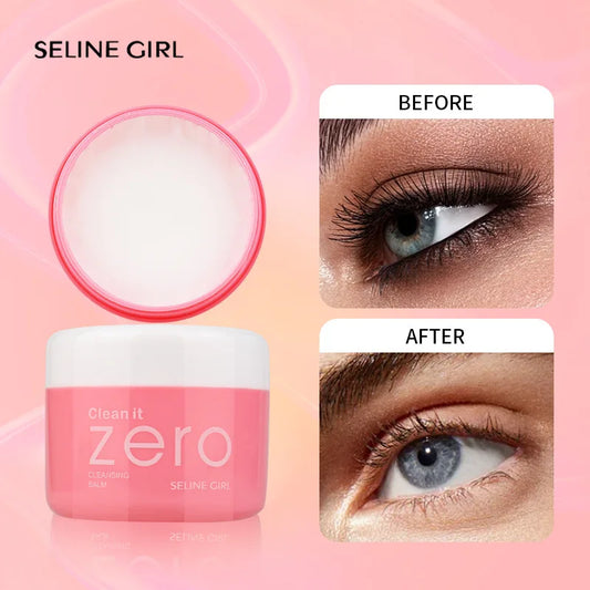 3-in-1 Melting Cleansing Balm: Effortlessly Remove Eye, Lip & Face Makeup in One Step, Gentle Cleanse