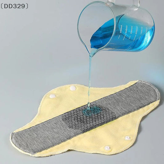 〔DD329〕Thin Cloth Pads Soft Cotton Washable Feminine Panty Liners Sanitary Pads Napkin Daily Reusable Menstrual Hygiene Pads