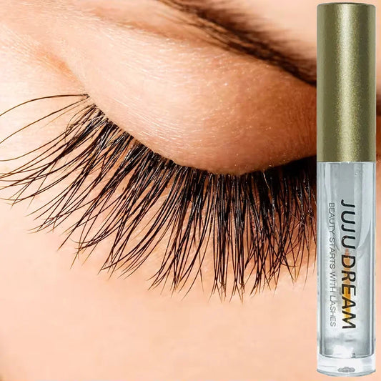 Natural Dense Eyelash Essence - Nourishing formula to plump and curl eyelashes, eye makeup gel mascara