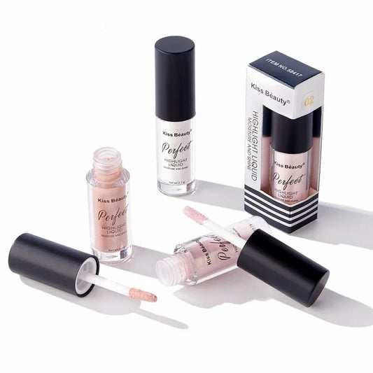 Liquid Highlighter Face Contouring Pearlescent Makeup Brightener Bronzer Glow Body Face Contour Shimmer Cosmetics