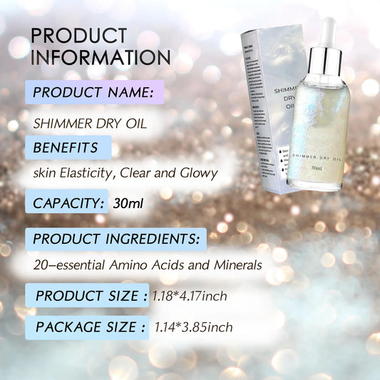 Liquid Highlighter Oil Makeup Cosmetic High Gloss Glitter Face Body Shimmer Highlighter Waterproof Long Lasting Women Beauty