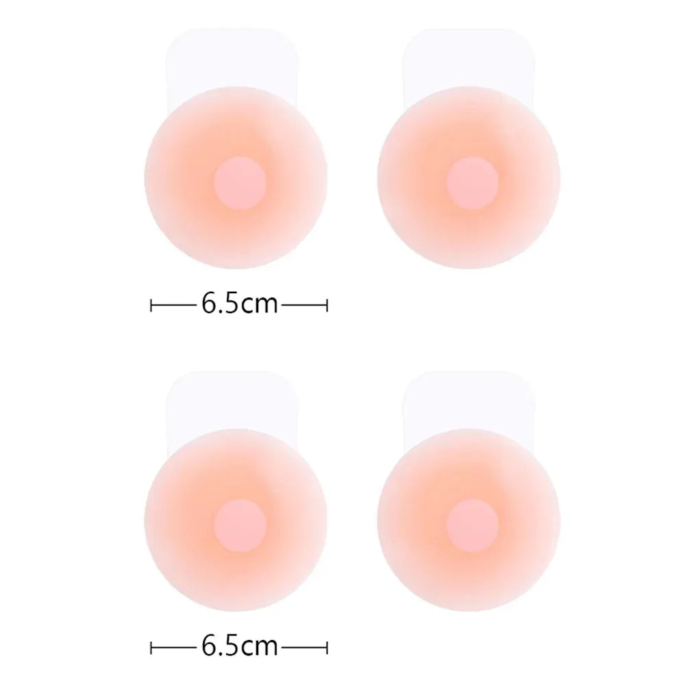 1-3Pairs Reusable Women Breast Petals Lift Silicone Nipple Cover Invisible Petal Self Adhesive Strapless Backless Stic