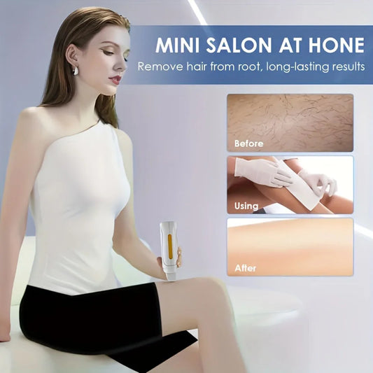 Viilife US Roll On Waxing Kit With Wax Cartridges And Wax Strips 3 In 1 Soft Wax Heater Kit Hair Removal Wax Wax Paper Waxing
