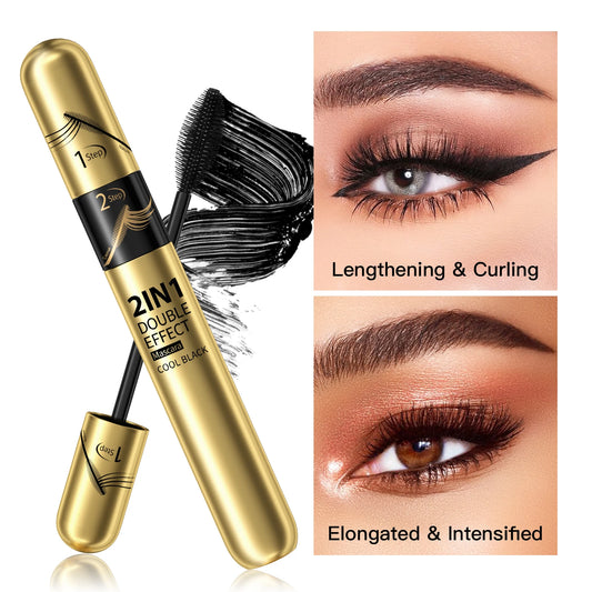4D Silk Fiber Lash Mascara Waterproof Rimel 3d Mascara For Eyelash Extension Black Thick Lengthening Eye Lashes Korean Cosmetics