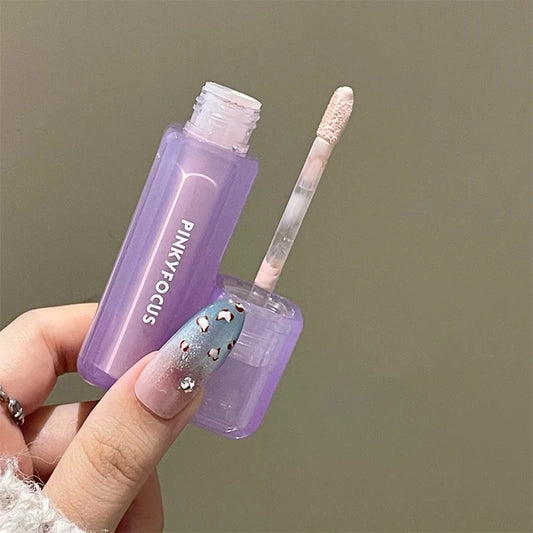 Pinkyfocus Misty Sheer Skin-Fusing Concealer Liquid Is Moisturizing, Clear and Refreshing, Natural and Three-Dimensional Brightening, Long-Lasting and Not Easy to Come Off, Concealer Foundation Liquid