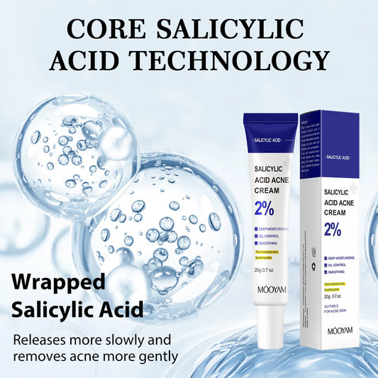 Salicylic Acid Acne Treatment Cream, Gentle Moisturizing Cream