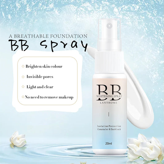 BB Whitening Spray Skin Brightening Moisturizing BB Cream Face Foundation Nourishing Skin Care Beauty Cosmetics