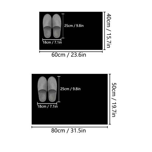 Special-shaped bathroom diatom mud floor mat household absorbent mat bathtub side anti-slip mat toilet door mat entrance mat