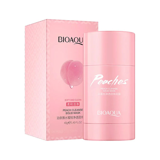 BIOAQUA Honey Peach Solid Facial Masks Stick Moisturizing Brightening Removal Blackhead Face Mask Clay Mud Masks Skin Care