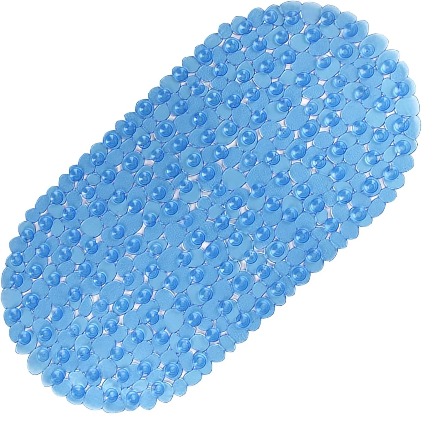 1pc Pebbles Bath Mat for Tub Non-Slip Bathtub Mat with Suction Cups, Drain Holes for Bathroom Showers, Tub, Machine Washable