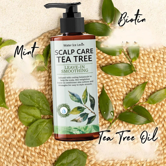 250g Tea Tree Conditioner, Super Fluffy, Moisturizing, Fresh and Smooth Dry Hair Care, Long-Lasting Fragrance - Moisturizing and Moisturizing - a Must-Have for Summer