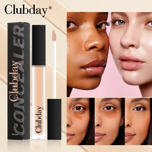 Liquid Concealer - Lightweight Eye Coverage for Dark Circles & Tattoos, Waterproof Buildable Formula, Single Shade Tube Makeup