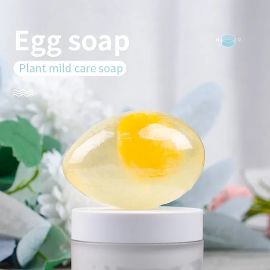 Natural Collagen Egg Soap 80g Wholesale Collagen Bath Soap Bar Cleaning Hydrating Moisturizing Soap