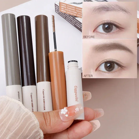 Natural Eyebrow Enhancer Dye Gel Tint Set Waterproof Long Lasting Quick Dry Dyeing Brow Tattoo Tinted Cream Brow Makeup Cosmetic