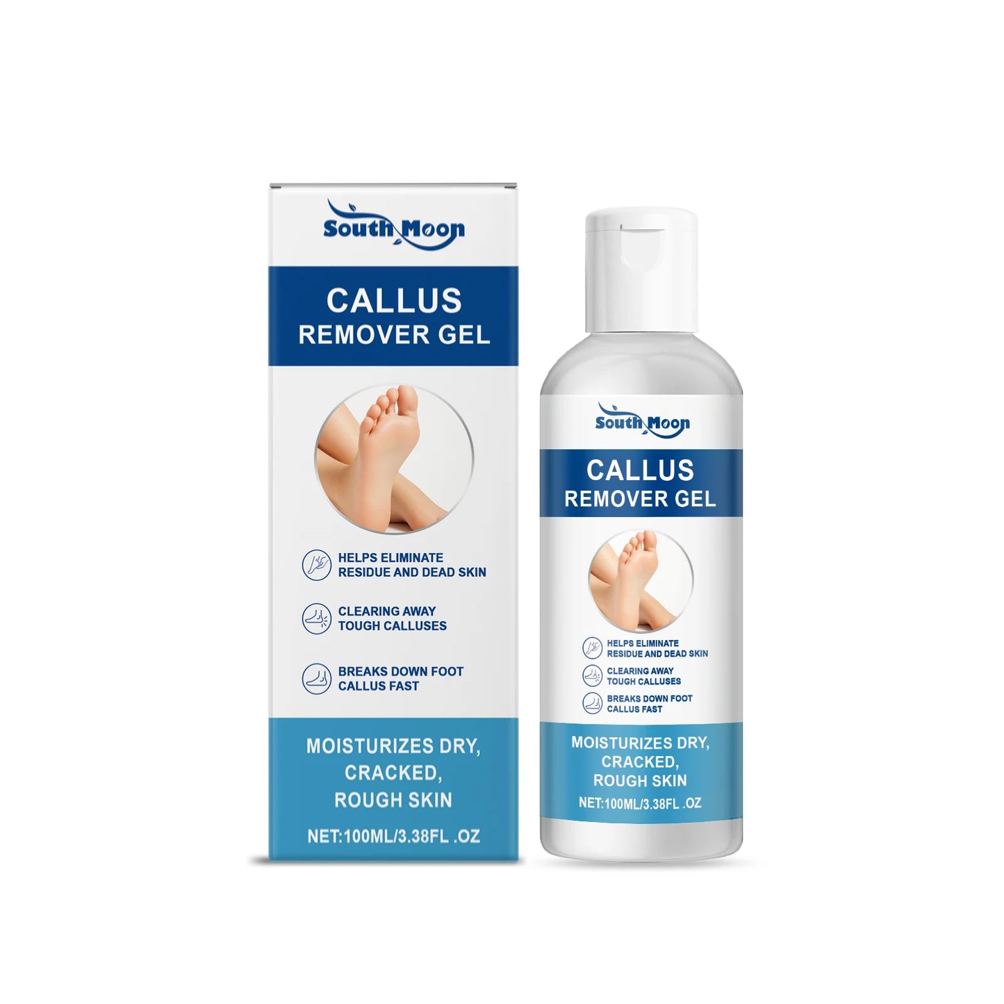Foot Callus Remover Gel Hydrating Smooth Feet Skin Anti Drying Cracked Heel Repair Cream Soften Calluses Dead Skin Removal Gel