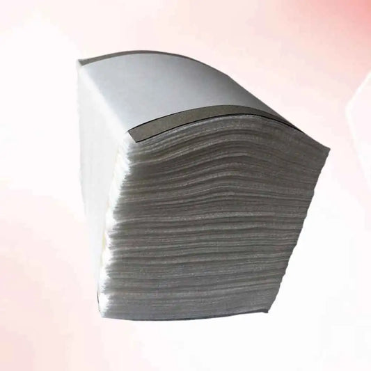 300Pcs Foldable Makeup Pads Disposable Nonwoven Facial Wipes for Makeup Removal Nail Polish Clean White 10Cm Face Cleansing Pads