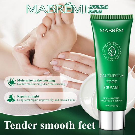 MABREM Anti-cracking Foot Cream Anti-freeze Moisturizing Protection Cream Exfoliating Foot Cream 40g