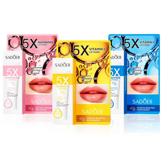 SADOER Moisturizing Lip Mask Lips Plump Nourishing Hydrating Anti Wrinkles Lip Plumper Cream Lipstick Beauty Koera Skin Care