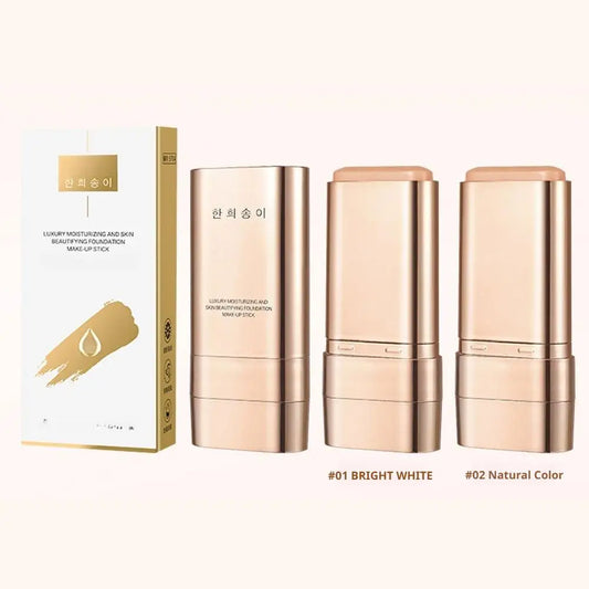 New Korean Double Ended Foundation Stick Portable Lightweight Long-lasting Moisturizing Hydrating Naturel Matte Fundation Makeup