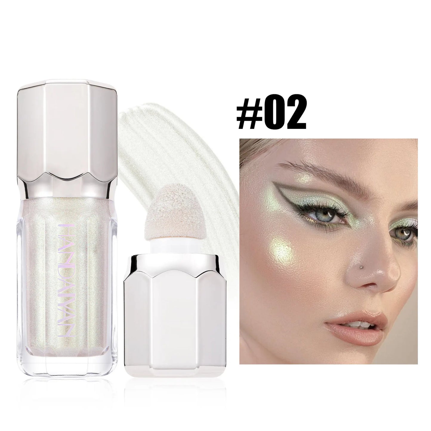 Facial Body Liquid Highlighter Contouring Brightening Makeup Long Lasting Shimmer Moisturizing Highlight Eyeshadow Blush Liquid