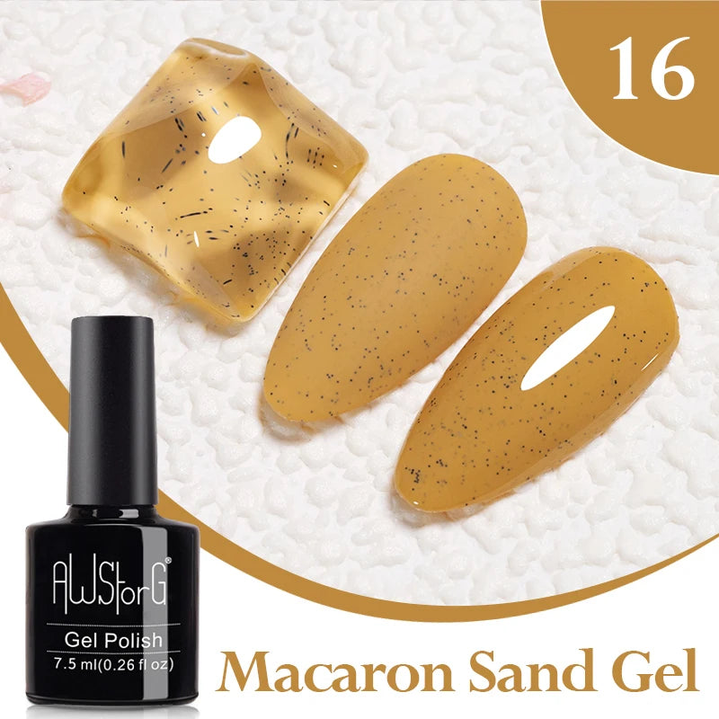 AWStorG 15ML Ace Gel 9-in-1 Nail Glue Gel Nail Polish Thickness Transparent Semi Permanent Function UV Gel Soak Off Nail Art