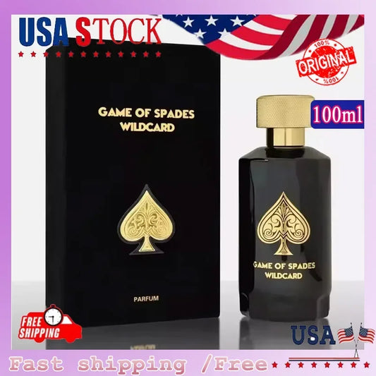Lasting Floral Pheromones 100ml Jo Milano Paris Game of Spades Wildcard Eau De Parfum Spray for Unisex Original Perfume Cologne