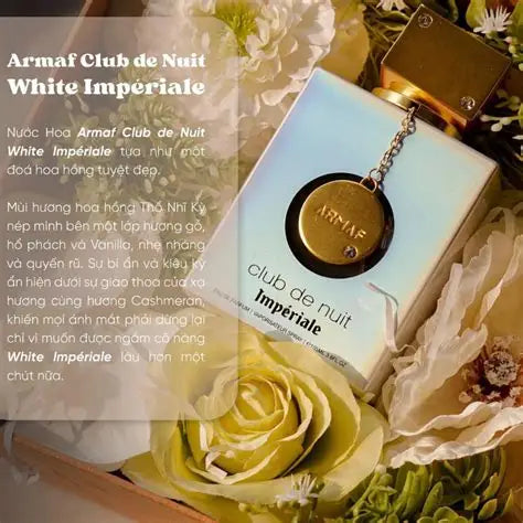 Armaf Club De Nuit Imperiale EDP for Women 3.6oz – Sweet Floral Amber Perfume, Long Lasting Elegant Luxury Gift