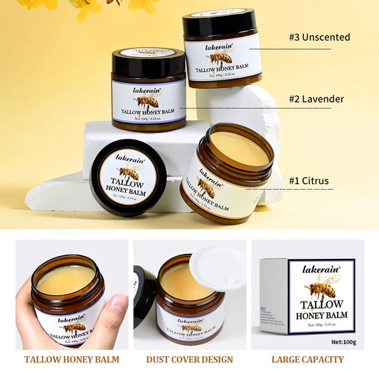Tallow Honey Balm Specifically For Dryness And Itchiness Skin Moisturizing Beef Tallow Face Cream Body Lotion Face Cream Care