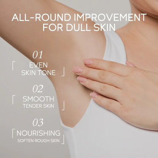 Quiyum Underarm Body Cream Armpit Legs Knee Elbow Cream Dull Remove Dark Spots Melanin Brighten Skin Care 30g