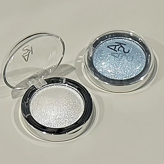 Kakashow Highlighting Cream with Pearl Shine, Fine Glitter, Long-Lasting, Non-Smudging, Eye and Face Brightening, Single Color Highlighting Cream Cosmetics, Valentine's Day Gift