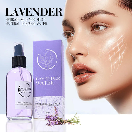 Lavender Vera Facial Moisturizing Toner 120ml Travel Holiday Gift Plant Extract Essence Makeup Water Spray