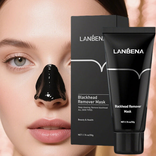 LANBENA Blackhead Remover Mask Shrinking Pore Deep Cleaning Hydrating Mask Improve Rough Skin Pores Peel Off Mud Mask Skincare